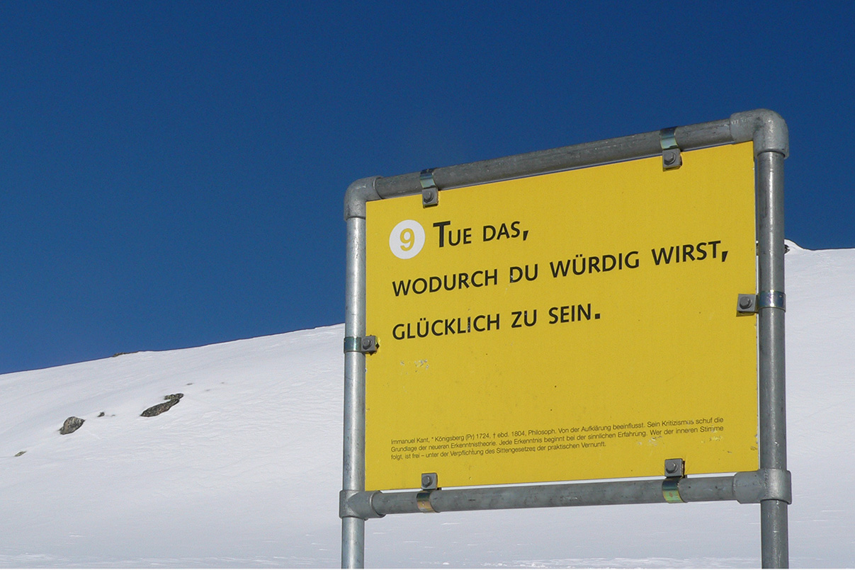 Lebensweisheit von Immanuel Kant